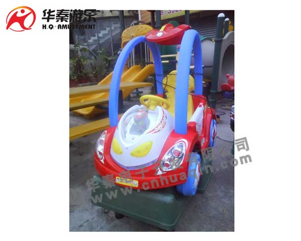 The new plastic Superman car swing machine 