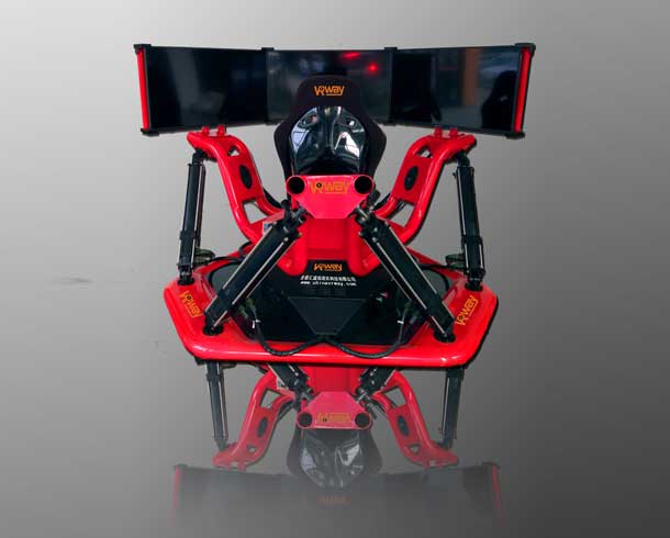 华秦虚拟现实设备-六自由度方程式赛车 