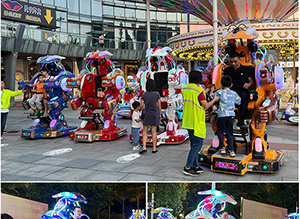 华秦游乐生产的广场机器人质量好吗，值得购买用来做广场游乐生意吗？