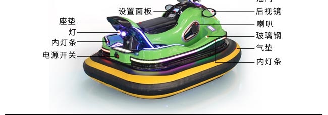 室内碰碰车-摩托艇