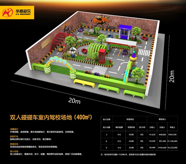四百平双人碰碰车驾校室内-750.jpg